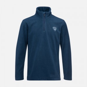 Rossignol Half-zip Fleece Top Darknavy 715 | JFVCBZ792