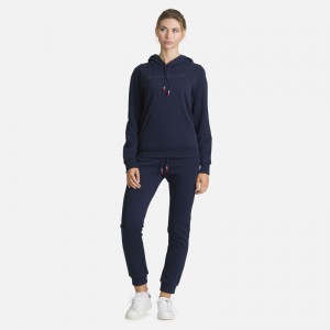 Rossignol Hette Logo Bomull Sweatshirt Darknavy 715 | KPTSCB185