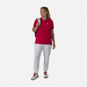 Rossignol Logo Polo Carmin 307 | HVJOZU714