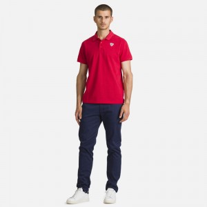 Rossignol Logo Polo Carmin 307 | YBQTHV536