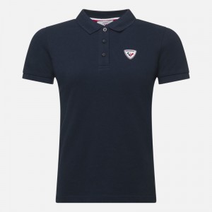 Rossignol Logo Polo Darknavy 715 | CHJLAY864