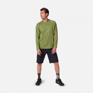 Rossignol Long Sleeve Jersey Classic Fit Grønn | JOLGWZ235