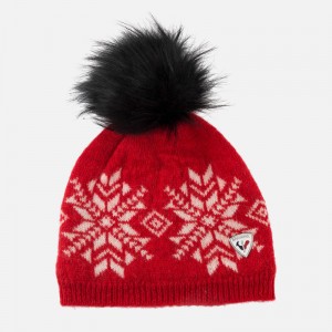 Rossignol Snowflake Beanie Sportsred 301 | KLDQGF456