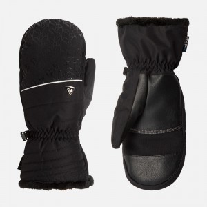 Rossignol Temptation Vanntette Ski Mittens Svarte | SUXIAE820