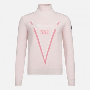 Rossignol Victoire Turtleneck Knit Genser Powderpink 337 | QBLPYW134