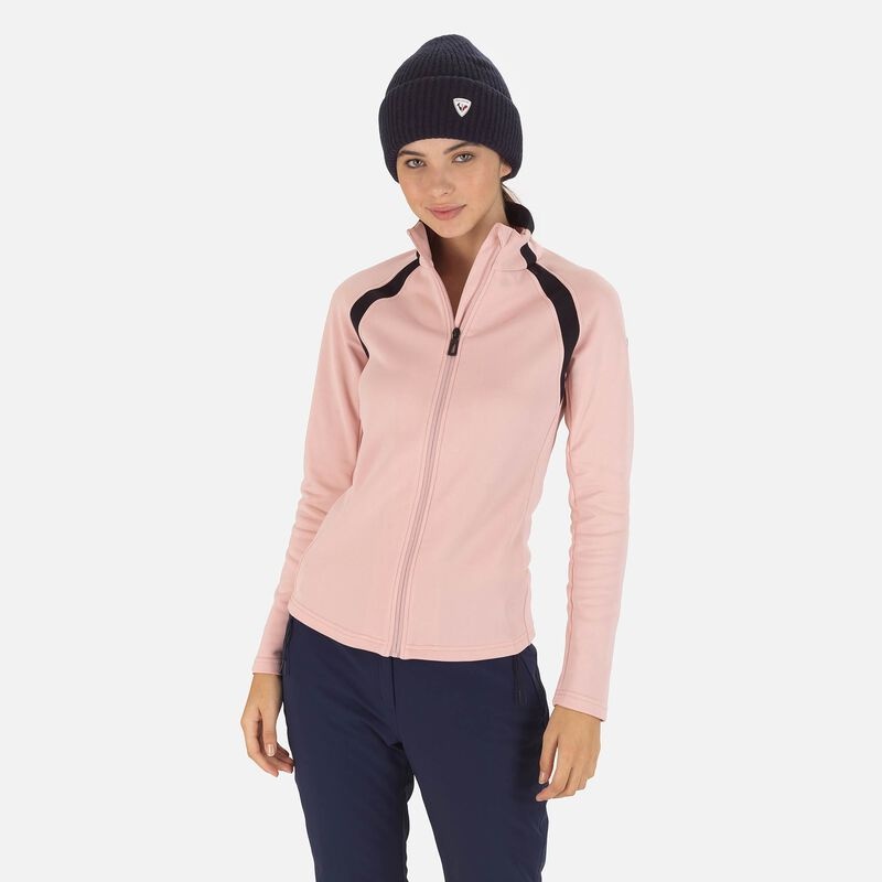 Rossignol Aerial Full-zip Fleece Powderpink 337 | PUJCHE542