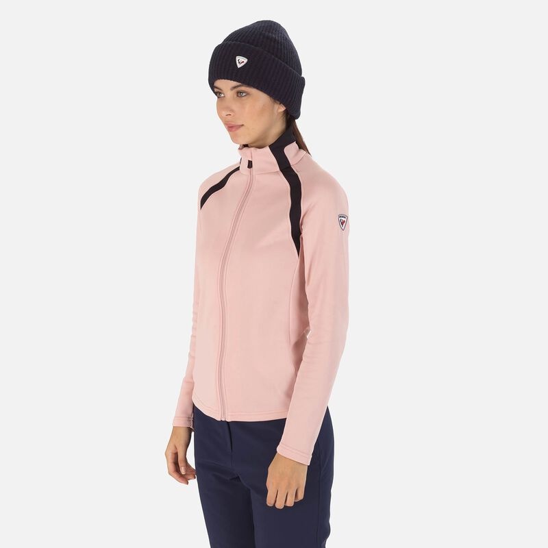 Rossignol Aerial Full-zip Fleece Powderpink 337 | PUJCHE542