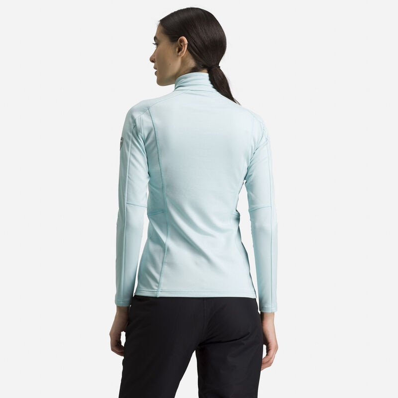 Rossignol Classique 1/2 Zip Layer Aqua 750 | FKXYAU628