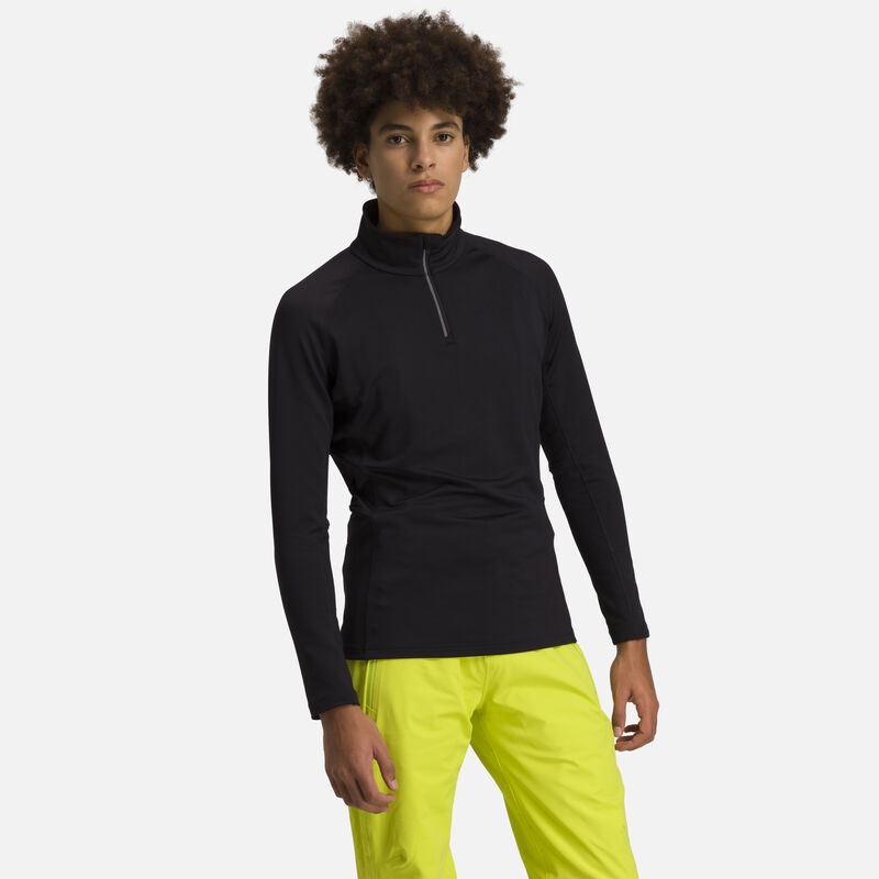 Rossignol Classique 1/2 Zip Layer Svarte | BATQSY947