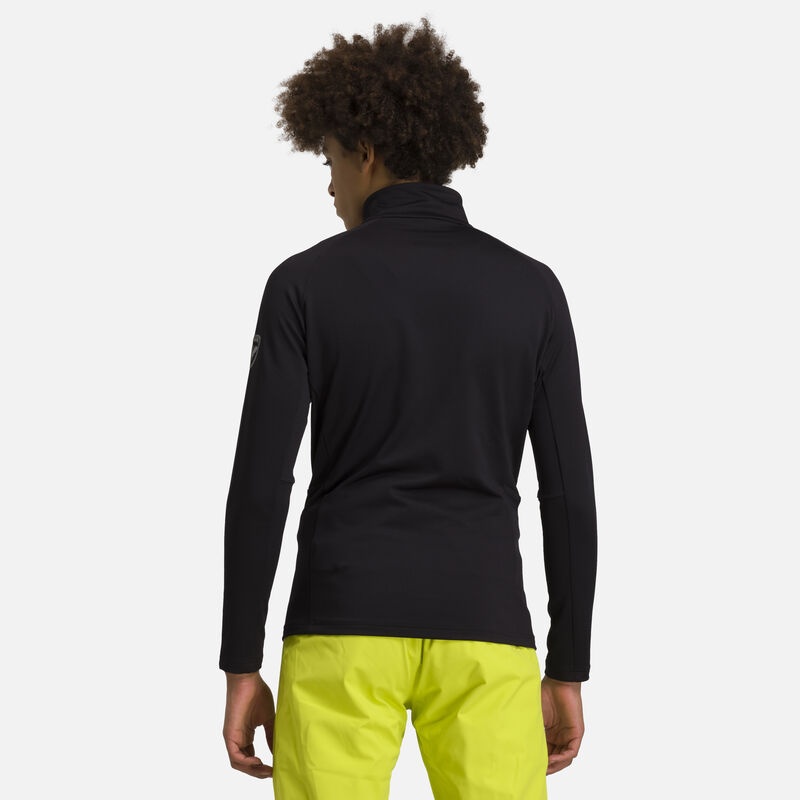 Rossignol Classique 1/2 Zip Layer Svarte | BATQSY947