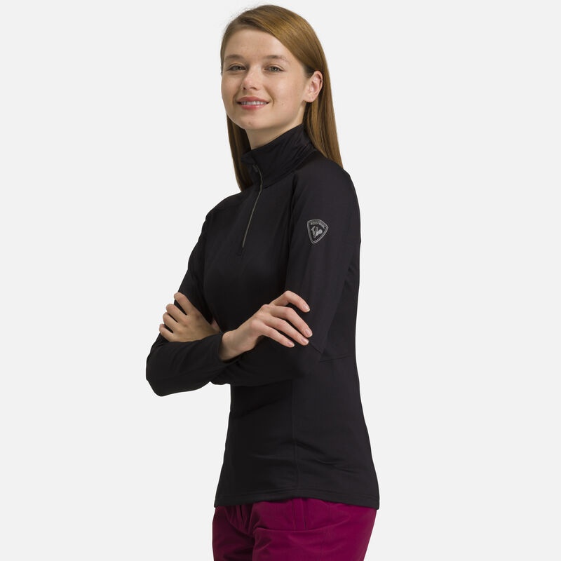 Rossignol Classique 1/2 Zip Layer Svarte | IDKNRL930