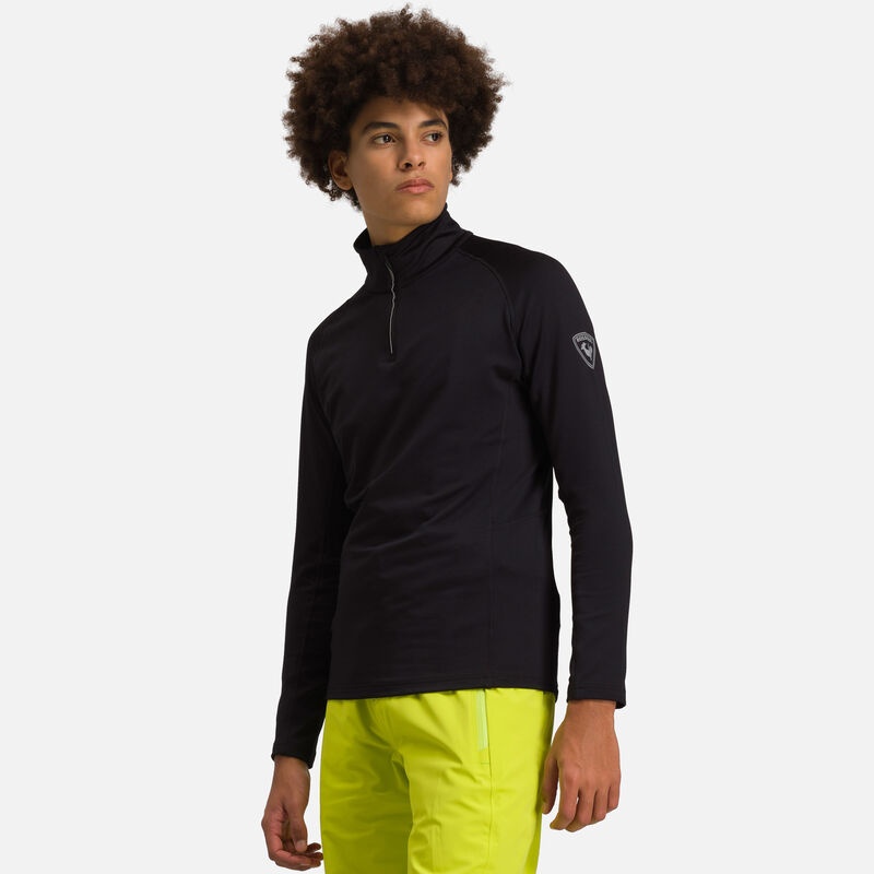 Rossignol Classique Half-zip Baselayer Top Svarte | ATEQNW675