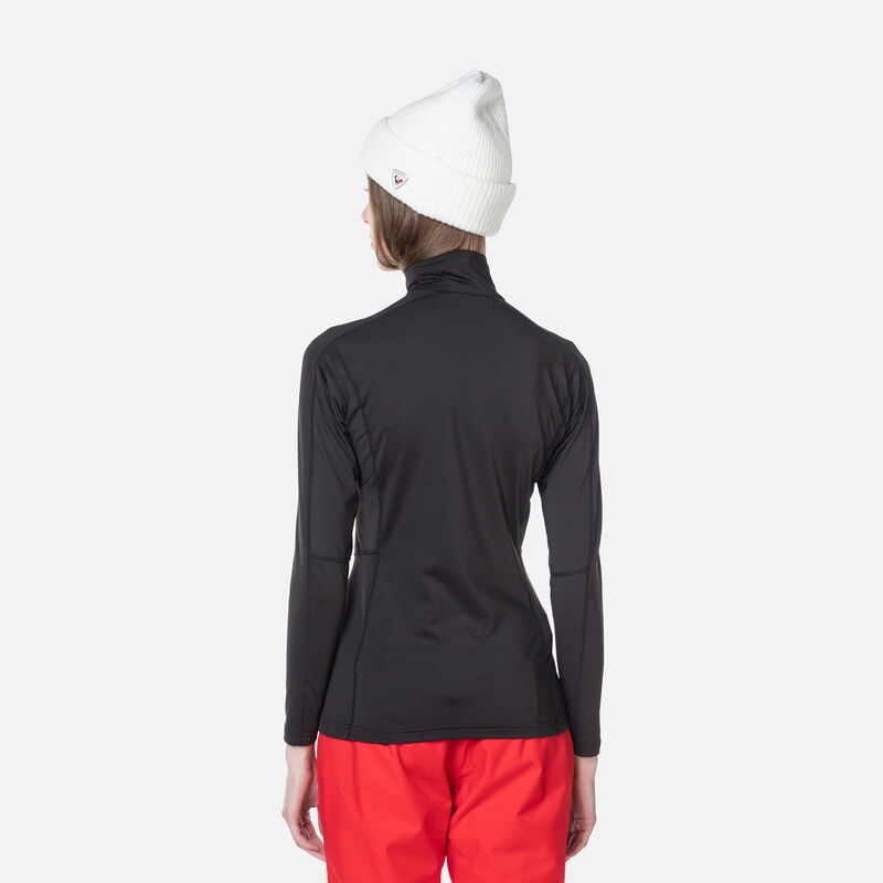 Rossignol Classique Half-zip Baselayer Top Svarte | FRDUSN358