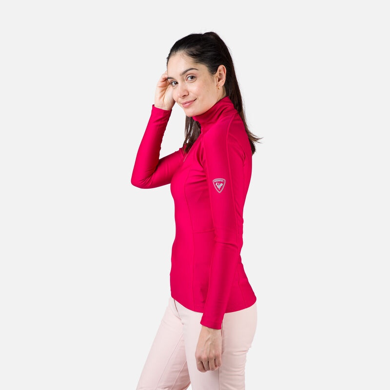 Rossignol Classique Half-zip Baselayer Top Cherry 311 | YBZJTQ219