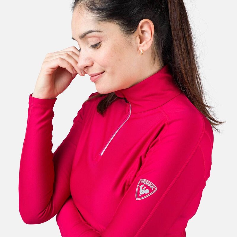 Rossignol Classique Half-zip Baselayer Top Cherry 311 | YBZJTQ219