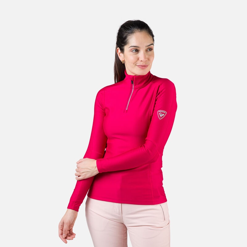 Rossignol Classique Half-zip Baselayer Top Cherry 311 | YBZJTQ219