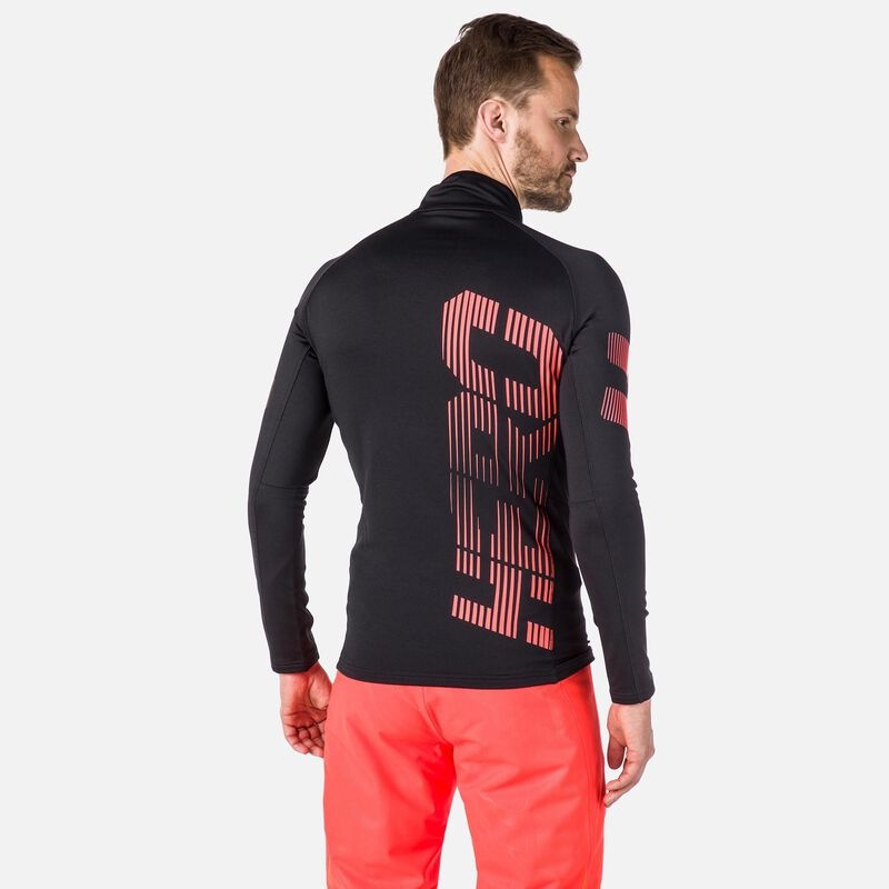 Rossignol Classique Hero Half-zip Fleece Top Svarte | BHFYUO873