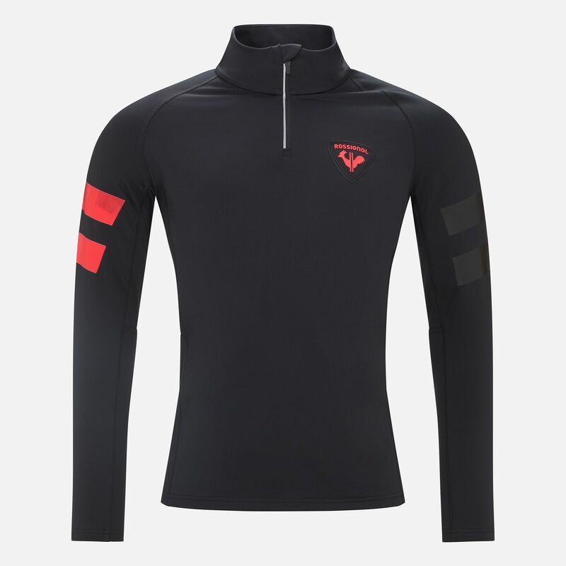 Rossignol Classique Hero Half-zip Fleece Top Svarte | BHFYUO873