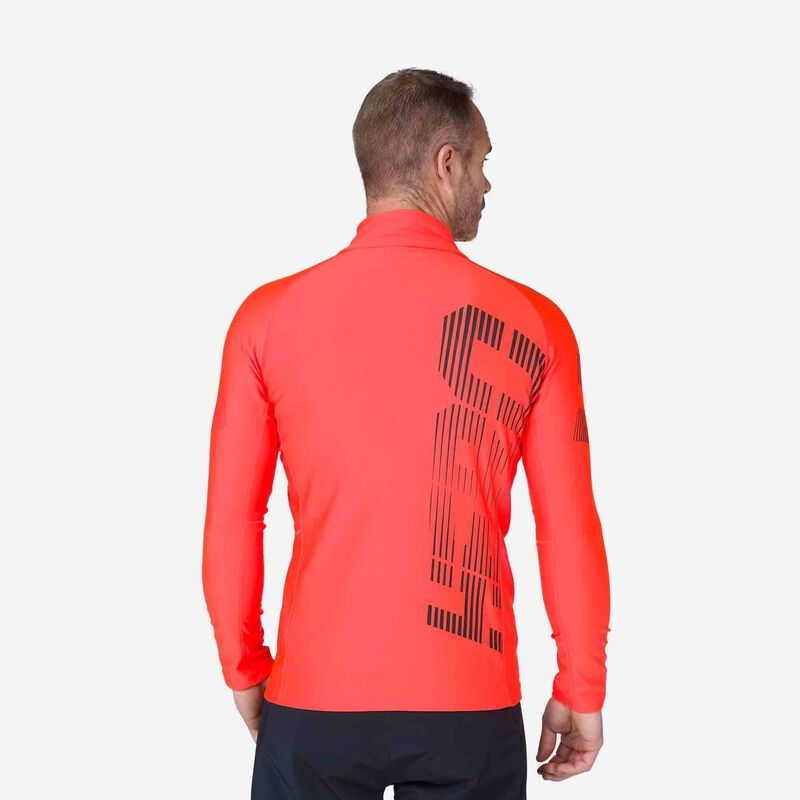 Rossignol Classique Hero Half-zip Fleece Top Neonred 316 | KXAIQH439