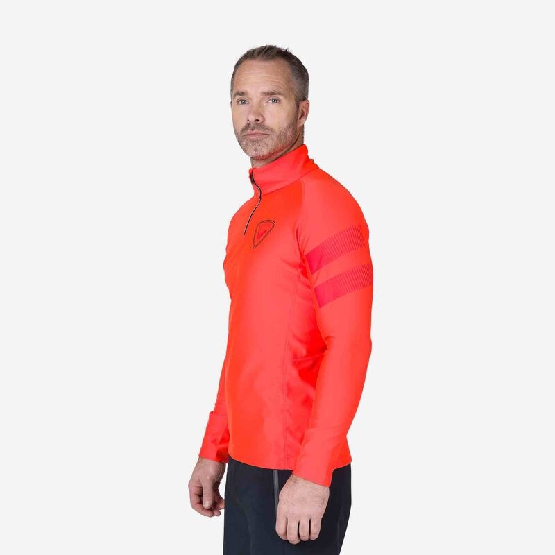 Rossignol Classique Hero Half-zip Fleece Top Neonred 316 | KXAIQH439