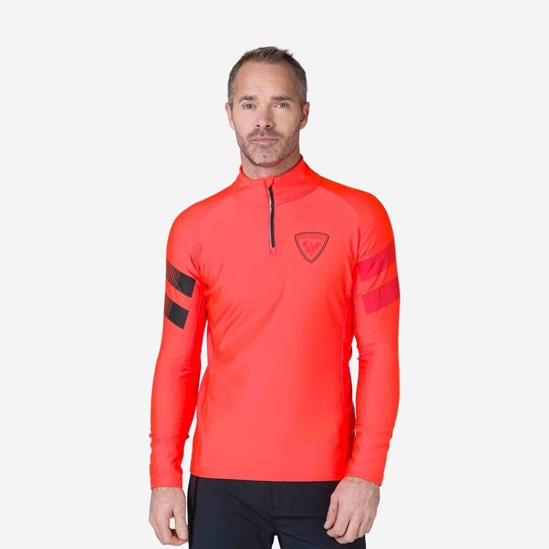 Rossignol Classique Hero Half-zip Fleece Top Neonred 316 | KXAIQH439