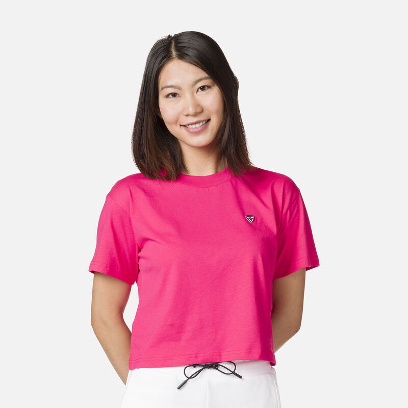 Rossignol Crop Tee Candypink | JTOUQL625