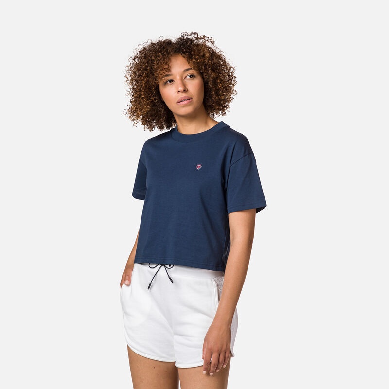 Rossignol Crop Tee Darknavy 715 | TWHSQZ047