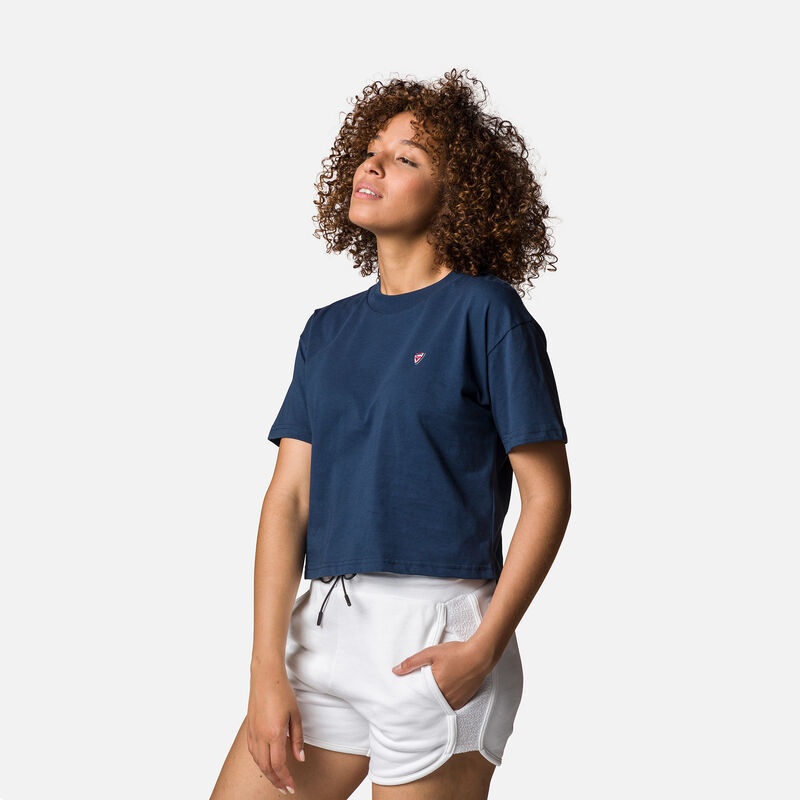 Rossignol Crop Tee Darknavy 715 | TWHSQZ047