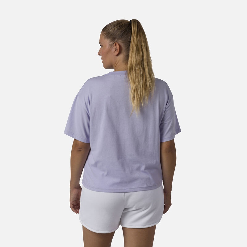 Rossignol Crop Tee Lavendergrey | QBFGTI907