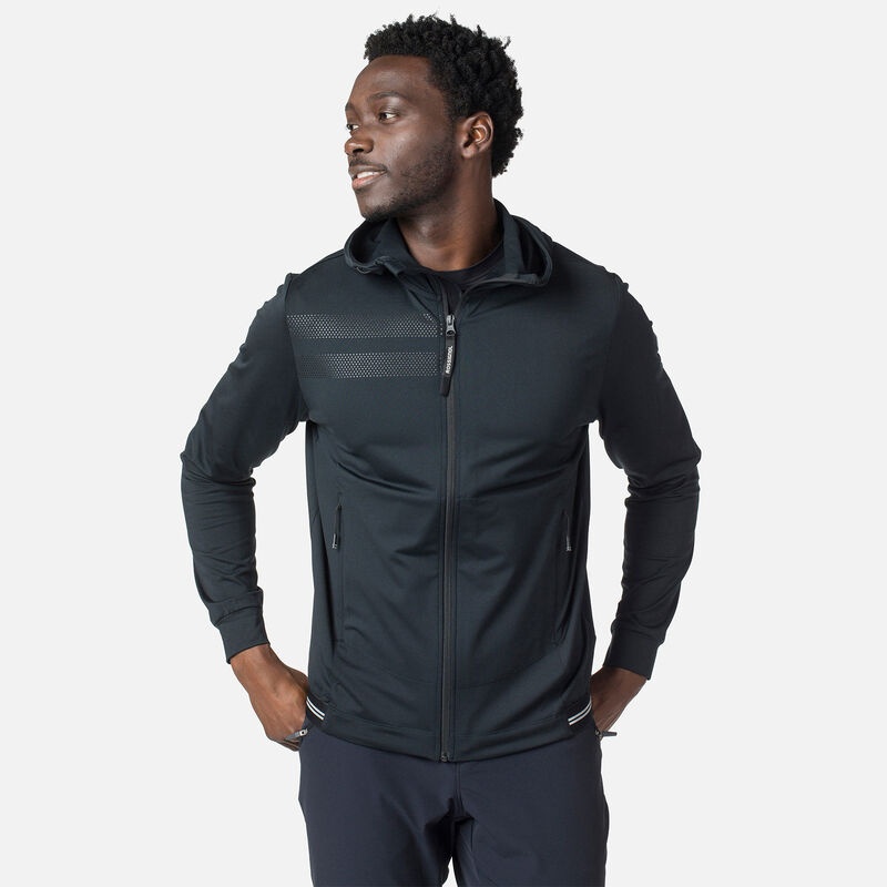 Rossignol Eco Full-zip Hoodie Svarte | NCVJKX803