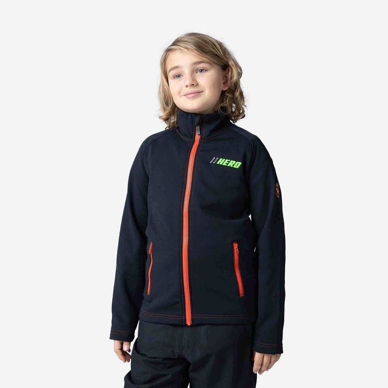 Rossignol Full-zip Hero Clim Fleece Jacket Svarte | BGMEUV879