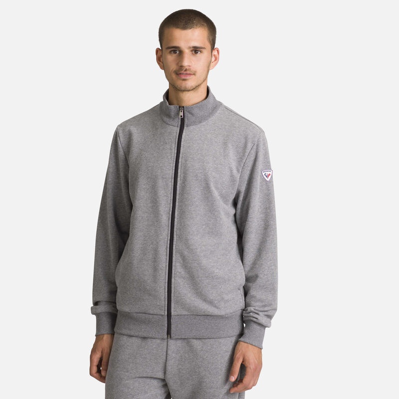 Rossignol Full-zip Logo Bomull Sweatshirt Heathergrey 280 | AVFSQY673