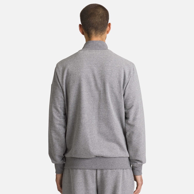 Rossignol Full-zip Logo Bomull Sweatshirt Heathergrey 280 | AVFSQY673