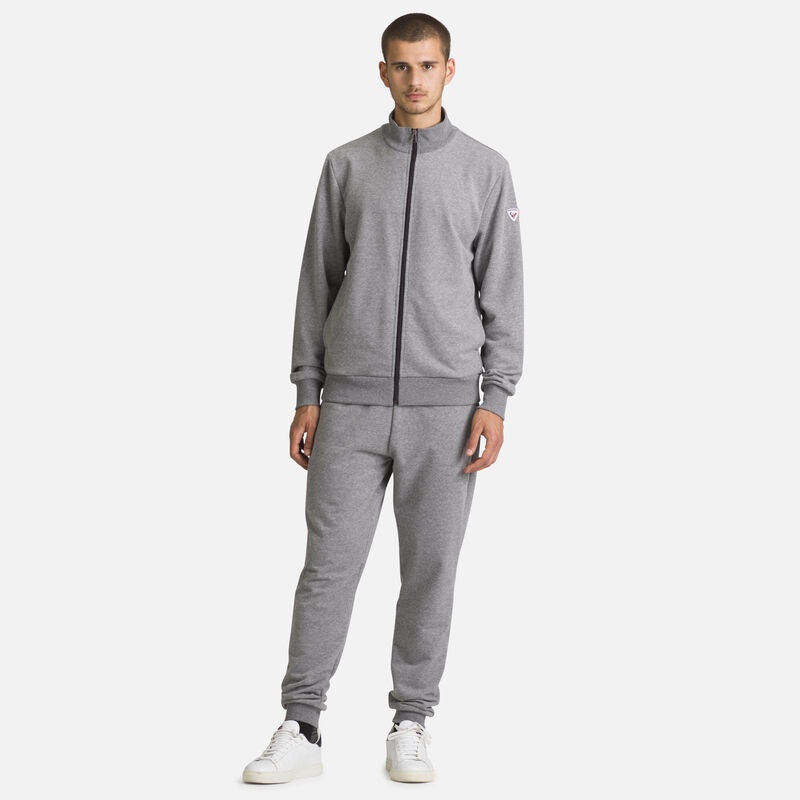 Rossignol Full-zip Logo Bomull Sweatshirt Heathergrey 280 | AVFSQY673