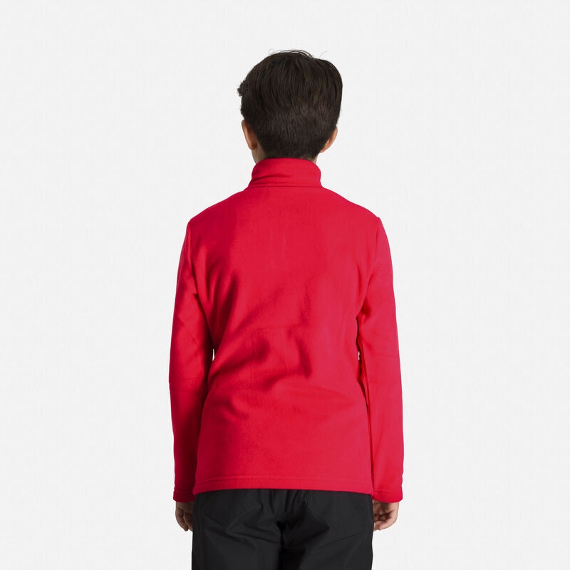 Rossignol Half-zip Fleece Top Sportsred 301 | VWZXCN692