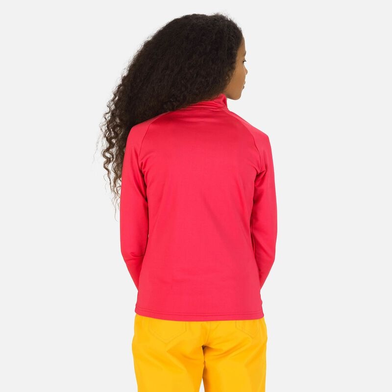 Rossignol Half-zip Stretch Fleece Mellomlag Pinklift 33a | KVSXWJ293