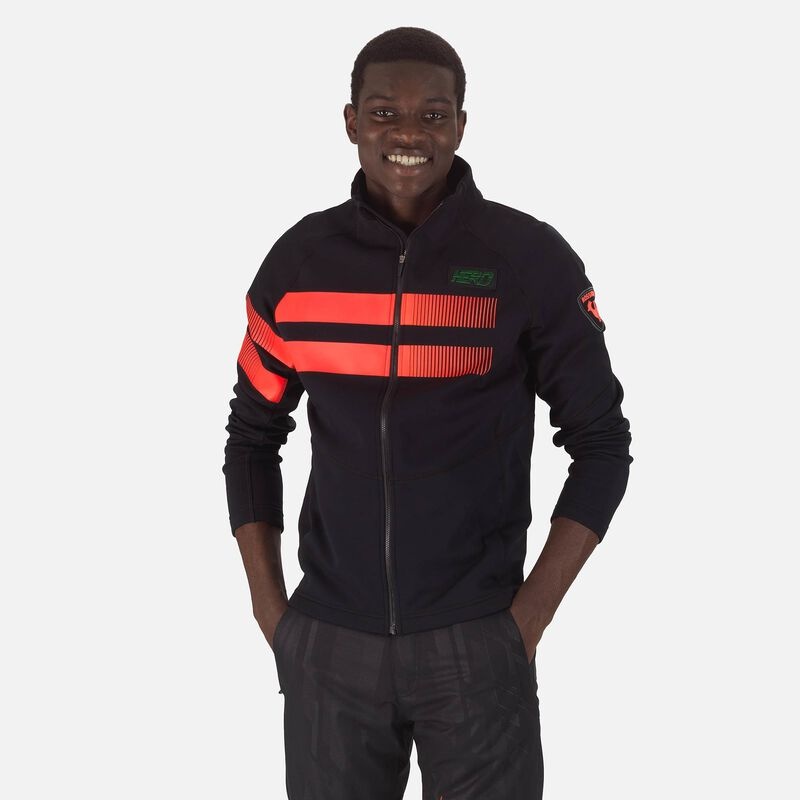 Rossignol Hero Clim Fleece Jacket Svarte | TXILYV059