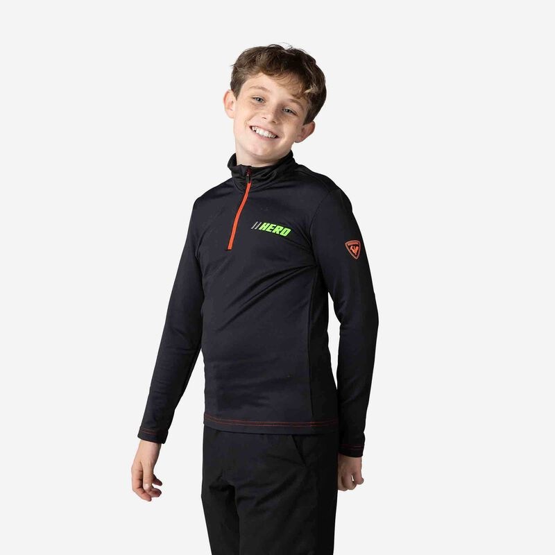 Rossignol Hero Half-zip Stretch Fleece Svarte | BSZTHQ162