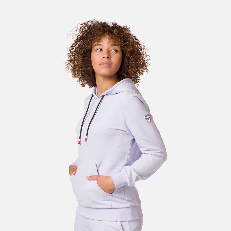 Rossignol Hette Logo Bomull Sweatshirt Lavendergrey | FASMTX642