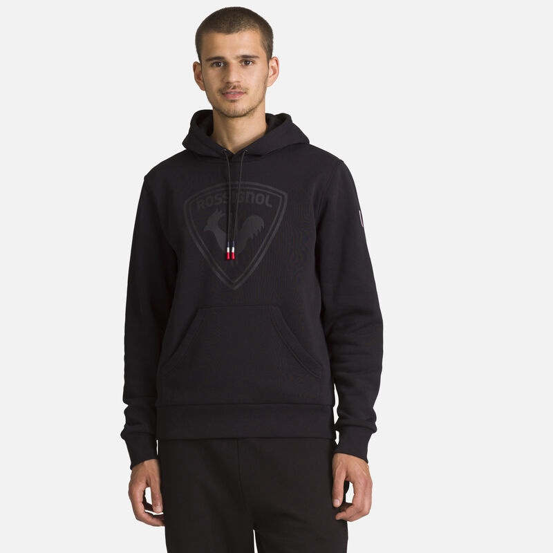 Rossignol Hette Logo Bomull Sweatshirt Svarte | DGOCXQ825