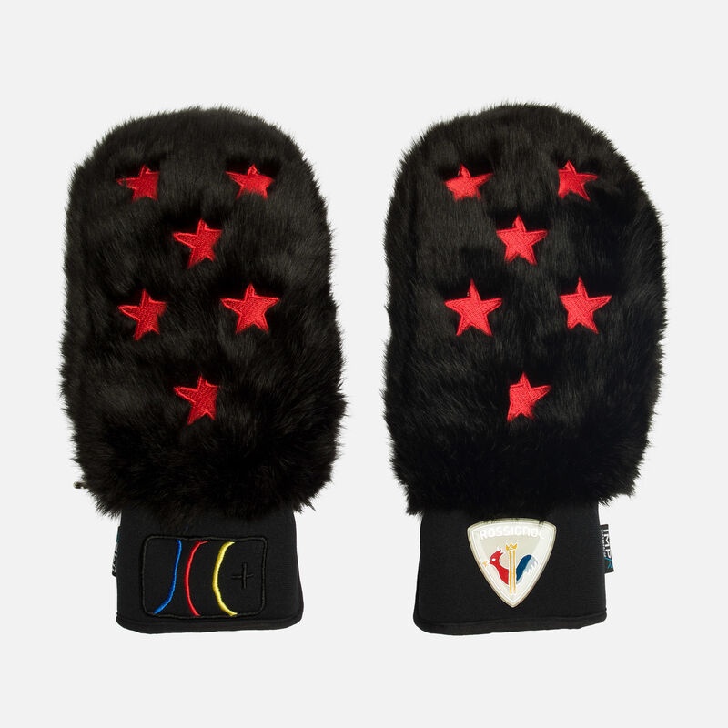 Rossignol Jcc Draki Eco Fur Impr Vanntette Mittens Svarte | GZAQPL532