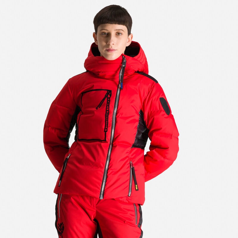 Rossignol Jcc Stellar Down Jacket Rød | WFVQCL204