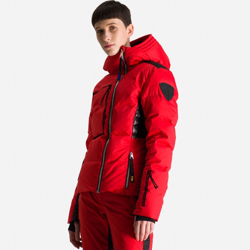 Rossignol Jcc Stellar Down Jacket Rød | WFVQCL204