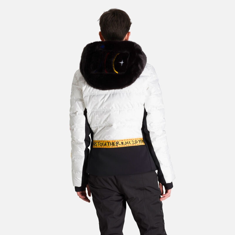 Rossignol Jcc Twins Down Jacket Hvite | INLOEK830