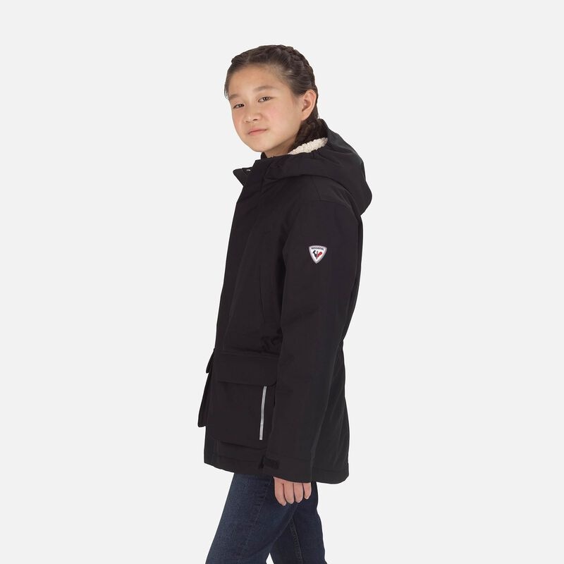 Rossignol Junior Parka Svarte | EAMPGC293