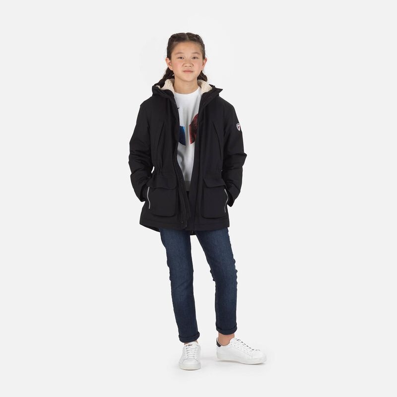 Rossignol Junior Parka Svarte | EAMPGC293