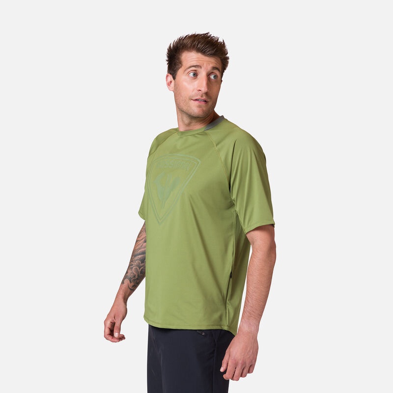 Rossignol Kort Sleeve Jersey Classic Fit Mossgreen | IUQDTH839