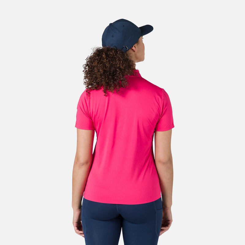 Rossignol Lette Pustende Polo Shirt Candypink | BMQOAX490