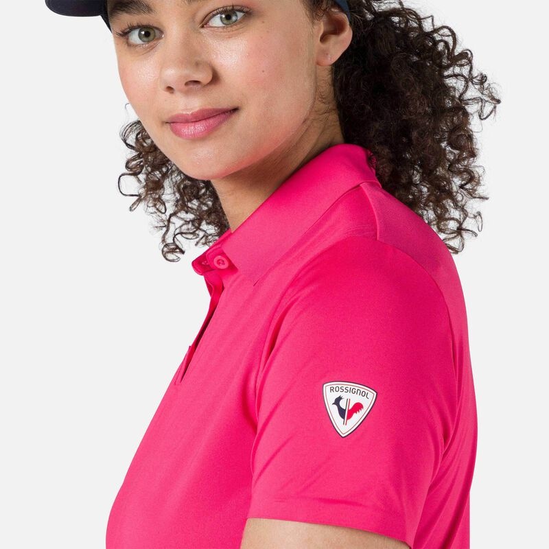 Rossignol Lette Pustende Polo Shirt Candypink | BMQOAX490