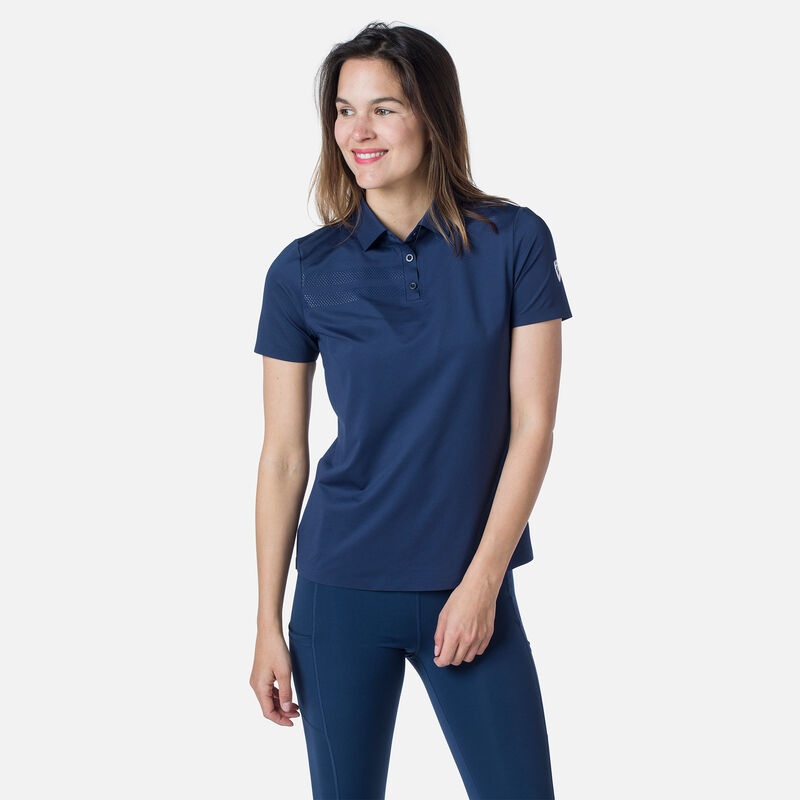 Rossignol Lette Pustende Polo Shirt Darknavy 715 | HVJDTK384